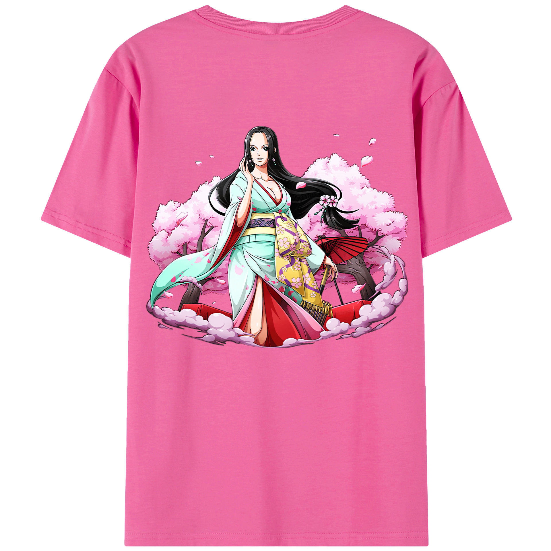 ワンピース ボア・ハンコック ONE PIECE Boa·Hancock レディース半袖Tシャツ(バックプリント)